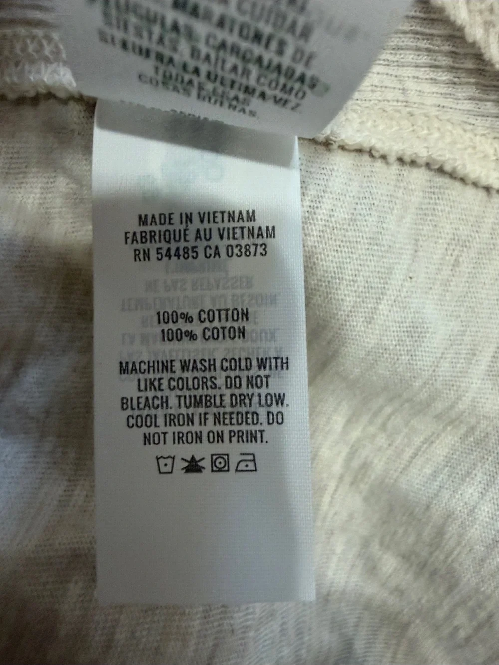 NWT ARIE Light Beige Long Sleeve Tee